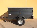Remolque 4×4 basculante hidráulico + freno de inercia 2.000 x 1.300 x 600 + 350 – Mma 750 kg - Imagen 2