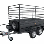 Remolque 2 ejes 2.500 x 1.500 x 500 – Reforzado – Mma 750 kg