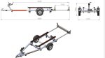 Remolque para barco UNITRAILER JET ALU PTAC 750 kg - Imagen 7